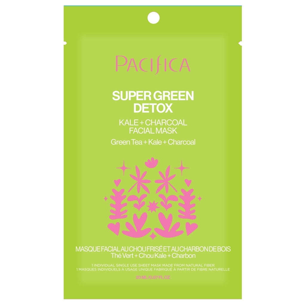 Super Green Detox Kale & Charcoal Detox Facial Mask