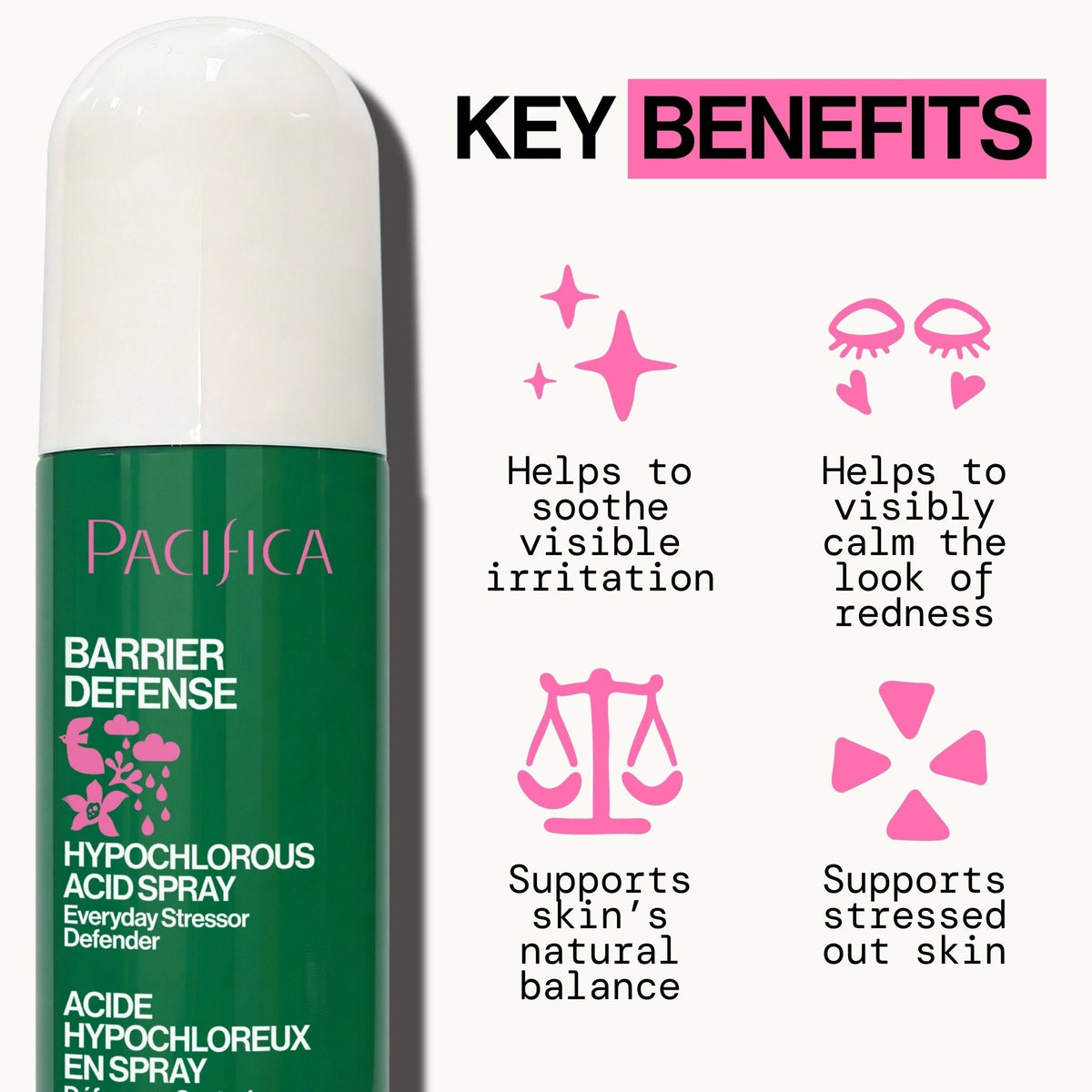 Barrier Defense Hypochlorous Acid Daily Spray